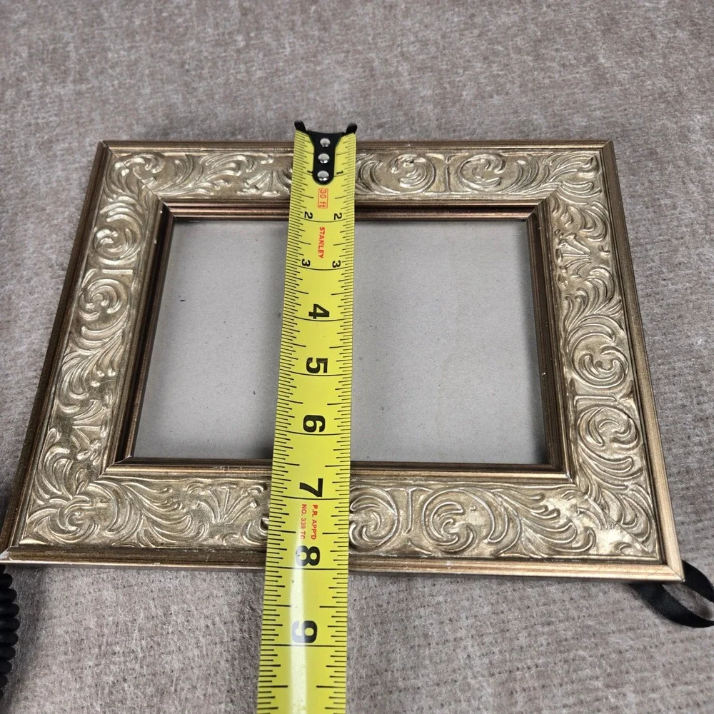 Ornate Champagne Gold Baroque Style 5x7 Photo Frame Scrollwork 2X24-57